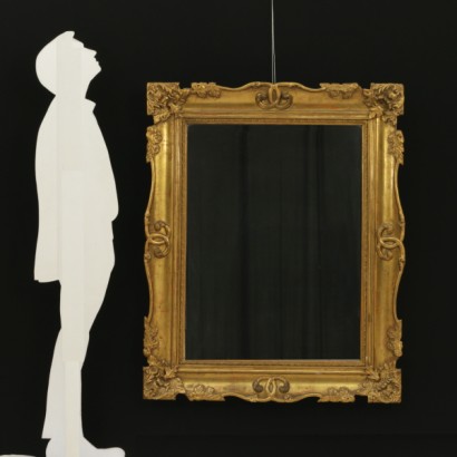 {* $ 0 $ *}, miroir, miroir antique, miroir antique, miroir fin 800, miroir 800, miroir début 900, miroir 900, miroir début 900, miroir début 1900, miroir doré, miroir sculpté, grand miroir