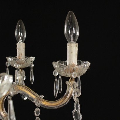{* $ 0 $ *}, candelabro de cristal, candelabro antiguo, candelabro antiguo, candelabro 900, candelabro de principios del siglo XX, candelabro de principios del siglo XX, candelabro de principios del siglo XX, candelabro de cinco brazos