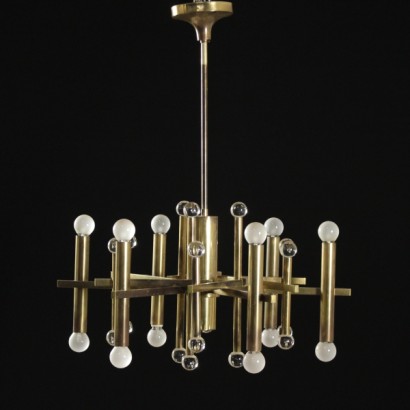 {* $ 0 $ *}, lámpara de los 60, 60, lámpara vintage, lámpara moderna, lámpara de cristal opal, estilo vintage italiano, arte moderno italiano