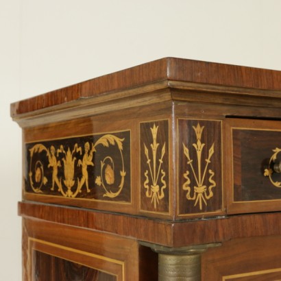 dimanoinmano, secretaire antica, secretaire antiquariato, secretaire in stile, secretaire del 900, secretaire intarsiata, mobile antico, mobile antiquariato, bottega del 900, mobile in stile,