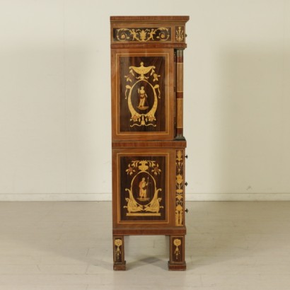 dimanoinmano, secretaire antica, secretaire antiquariato, secretaire in stile, secretaire del 900, secretaire intarsiata, mobile antico, mobile antiquariato, bottega del 900, mobile in stile,