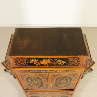 dimanoinmano, secretaire antica, secretaire antiquariato, secretaire in stile, secretaire del 900, secretaire intarsiato, secretaire decorato, mobile antico, mobile antiquariato, bottega del 900, mobile in stile,