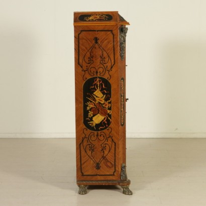 dimanoinmano, secretaire antica, secretaire antiquariato, secretaire in stile, secretaire del 900, secretaire intarsiato, secretaire decorato, mobile antico, mobile antiquariato, bottega del 900, mobile in stile,