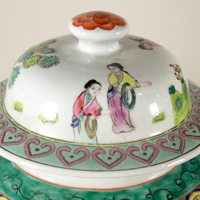 antigüedades, vasos, antigüedades de vidrio, vidrio antiguo, vidrio antiguo chino, jarrón chino, jarrón de porcelana, jarrón decorado, jarrón ceñido decorado