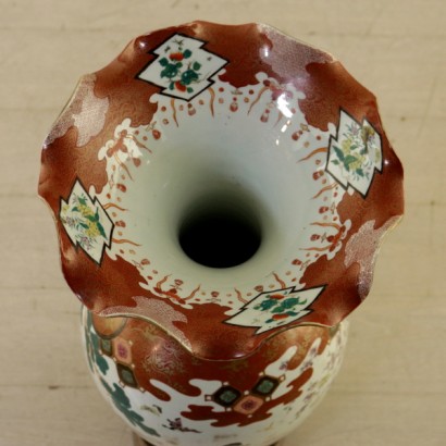 Antique vase, japonais piédestal de détails