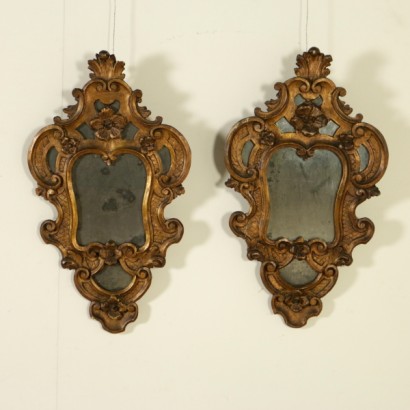 {* $ 0 $ *}, mirrors, style mirrors, pair of mirrors, pair of style mirrors, antique mirrors, antique mirrors, gilded mirrors, gilded wood mirrors, 900 mirrors, early 1900s mirror