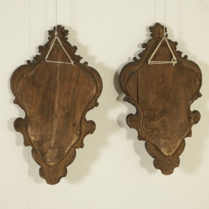 {* $ 0 $ *}, mirrors, style mirrors, pair of mirrors, pair of style mirrors, antique mirrors, antique mirrors, gilded mirrors, gilded wood mirrors, 900 mirrors, early 1900s mirror