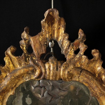 Par de espejos en el siglo XVIII - especialmente