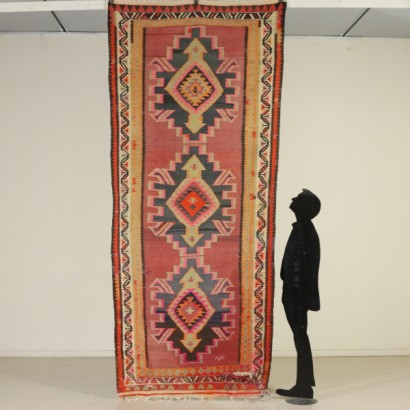 antique, tapis, tapis antiques, tapis antiques, Kilim, Turquie, tapis en laine et coton, tapis à nœud fin, tapis des années 1960