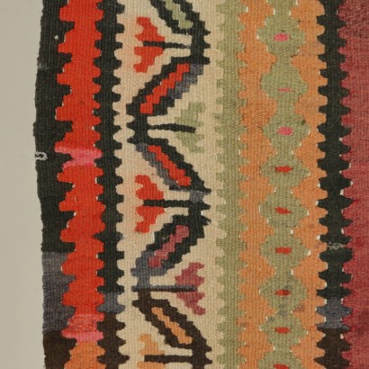 antigüedades, alfombras, alfombras antiguas, alfombras antiguas, Kilim, Turquía, alfombra de lana y algodón, alfombra de nudo fino, alfombra de los años 60