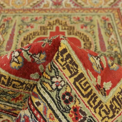 antiquariato, tappeti, antiquariato tappeti, tappeti antichi, Kayseri Turchia, tappeto in seta e cotone, tappeto a nodo fine, tappeto anni 80