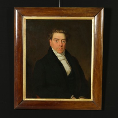 Portrait of a gentleman by William J. Pringle