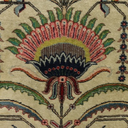 antigüedad, alfombras, alfombras antiguas, alfombras antiguas, Tabriz, Irán, alfombra de algodón, alfombra de lana, alfombra de nudo fino, alfombra de los años 60-70