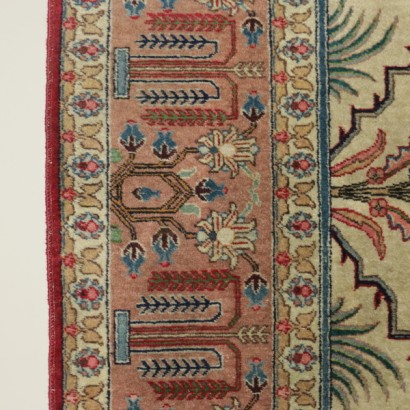 antigüedad, alfombras, alfombras antiguas, alfombras antiguas, Tabriz, Irán, alfombra de algodón, alfombra de lana, alfombra de nudo fino, alfombra de los años 60-70