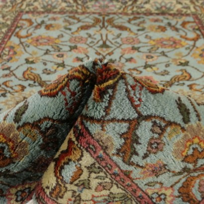 antigüedad, alfombras, alfombras antiguas, alfombras antiguas, Jaipur, India, alfombra de lana, alfombra de algodón, alfombra de nudos gruesos, alfombra de los 90