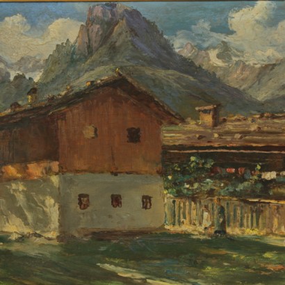 The mountain landscape of Arturo Albino From the Castagné