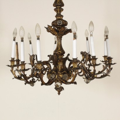 Chandelier in bronze