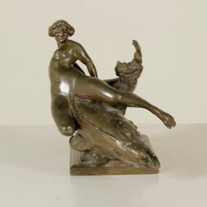 {* $ 0 $ *}, sculpture en bronze, sculpture fille, fille en bronze, fille et poisson, sculpture poisson, poisson en bronze, sculpture 900, sculpture en bronze 900