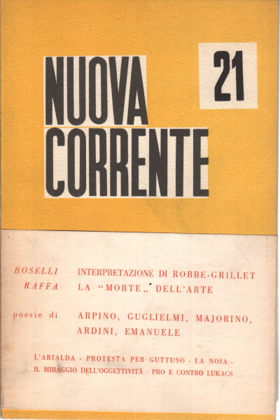 Nuova Corrente 21 (Gennaio-Marzo 1961), AA.VV.