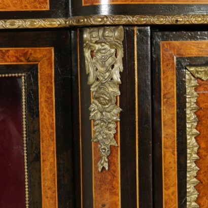 Credenza in stile Napoleone III - particolare