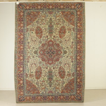 {* $ 0 $ *}, Indian rug, cotton rug, wool rug, fine knot rug, hand made rug, hand knitted rug, vintage rug, designer rug, antique rug, old fashioned rug, antique rug, rug 1900s carpet, 20th century carpet, fine carpet, finely worked carpet, 90s carpet, nineties carpet, kashan carpet