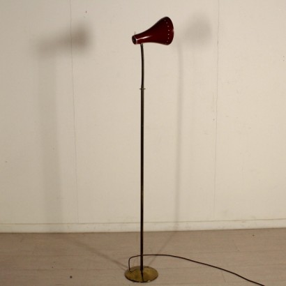 {* $ 0 $ *}, lámpara de pie, lámpara flexible, lámpara de latón, lámpara de aluminio lacado, lámpara antigua moderna, lámpara italiana