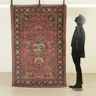 di mano in mano, tappeto kashan, kashan iran, tappeto iran, tappeto iraniano, tappeto antico, tappeto antiquariato, tappeto anni 30, tappeto in cotone, tappeto in cotone e lana, tappeto in lana, tappeto lavorato a amano, tappeto anni 40, tappeto nodo fine