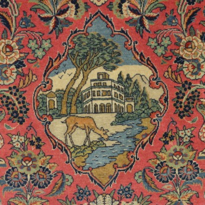 di mano in mano, tappeto kashan, kashan iran, tappeto iran, tappeto iraniano, tappeto antico, tappeto antiquariato, tappeto anni 30, tappeto in cotone, tappeto in cotone e lana, tappeto in lana, tappeto lavorato a amano, tappeto anni 40, tappeto nodo fine
