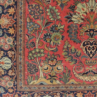 di mano in mano, tappeto kashan, kashan iran, tappeto iran, tappeto iraniano, tappeto antico, tappeto antiquariato, tappeto anni 30, tappeto in cotone, tappeto in cotone e lana, tappeto in lana, tappeto lavorato a amano, tappeto anni 40, tappeto nodo fine