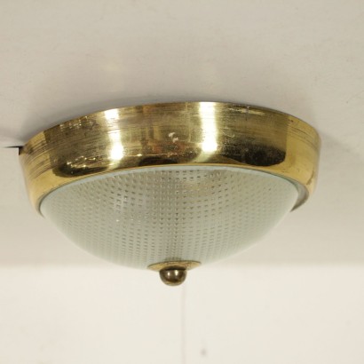 {* $ 0 $ *}, Wandlampe, Glaslampe, Messinglampe, runde Lampe, runde Lampe, Vintage-Lampe, moderne Lampe, Italien-Lampe, 900-Lampe