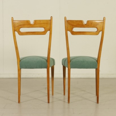 di mano in mano, sedie anni 50, anni 50, coppia di sedie vintage, sedie in faggio, vintage italiano, sedie vintage, sedie di modernariato