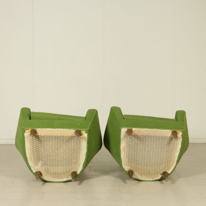 {* $ 0 $ *}, sillones de los años 50, 50, sillones vintage, sillones modernos, sillón de terciopelo, par de sillones, vintage italiano, italiano moderno, vintage de los 50, moderno de los 50
