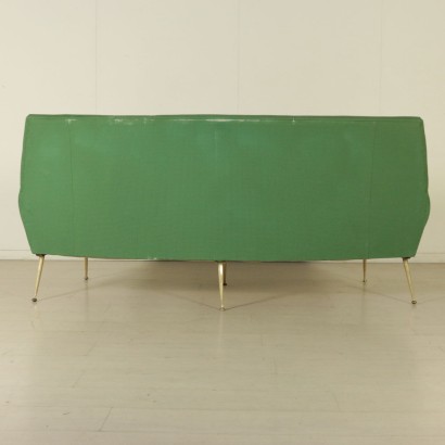 {* $ 0 $ *}, gepolstertes Sofa, Vintage-Sofa, Messing-Sofa, Stoffsofa, Design-Sofa, Italien-Sofa, Vintage-Sofa, modernes Sofa