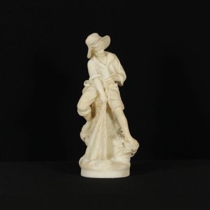 {* $ 0 $ *}, alabaster statue, antique statue, ancient statue, Italian statue, early 1900s statue