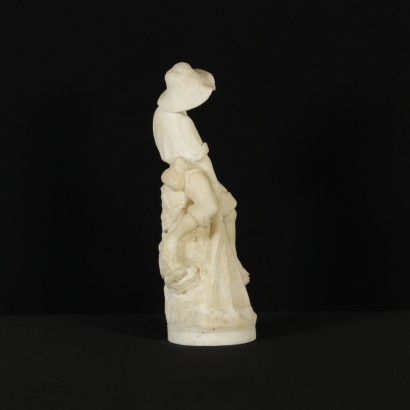 {* $ 0 $ *}, alabaster statue, antique statue, ancient statue, Italian statue, early 1900s statue