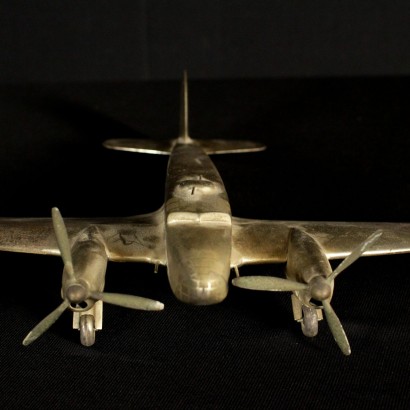 {* $ 0 $ *}, Flugzeugmodell, Aluminiummodell, Isotta Fraschini Motormodell, Antikes Modell, 900er Modell, 30er Jahre Modell, Italien Modell