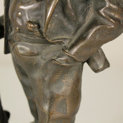 di mano in mano, scultura antica, scultura antiquariato, scultura cacciatore, scultura XIX secolo, scultura 900, scultura europa
