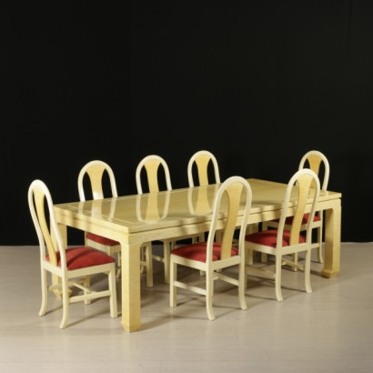 {* $ 0 $ *}, Holztisch, moderner antiker Tisch, italienischer Tisch, 50er-Jahre-Tisch
