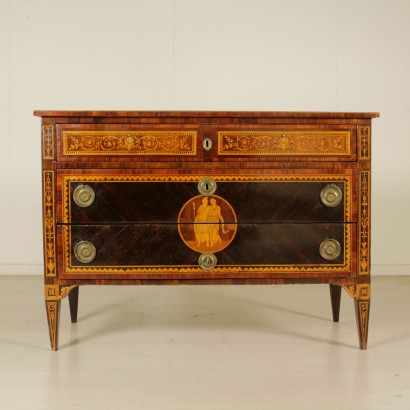 Chest of drawers inlaid