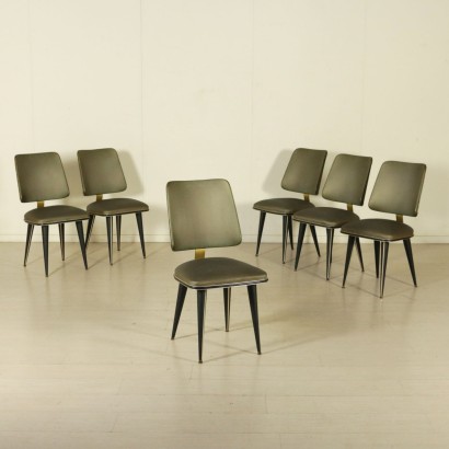 {* $ 0 $ *}, sillas umberto mascagni, umberto mascagni, sillas 50's, sillas skai, sillas de diseño, diseño italiano, diseño 50's, 50's