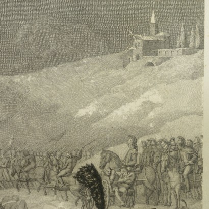 La scène de la bataille napoléonienne - particulier