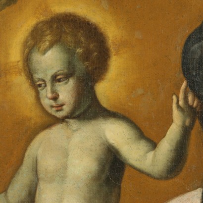 Madonna con il Bambino e S.Antonio da Padova - particolare