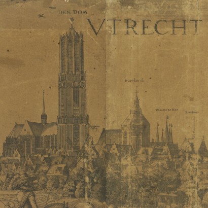 Veduta panoramica della città di Utrecht - particolare