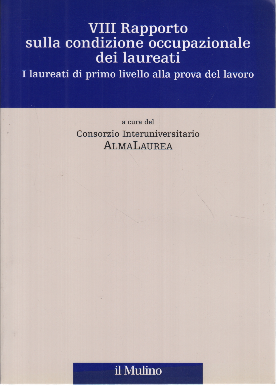 VIII Rapporto sulla condizione occupazionale dei l, Consorzio Interuniversitario AlmaLaurea