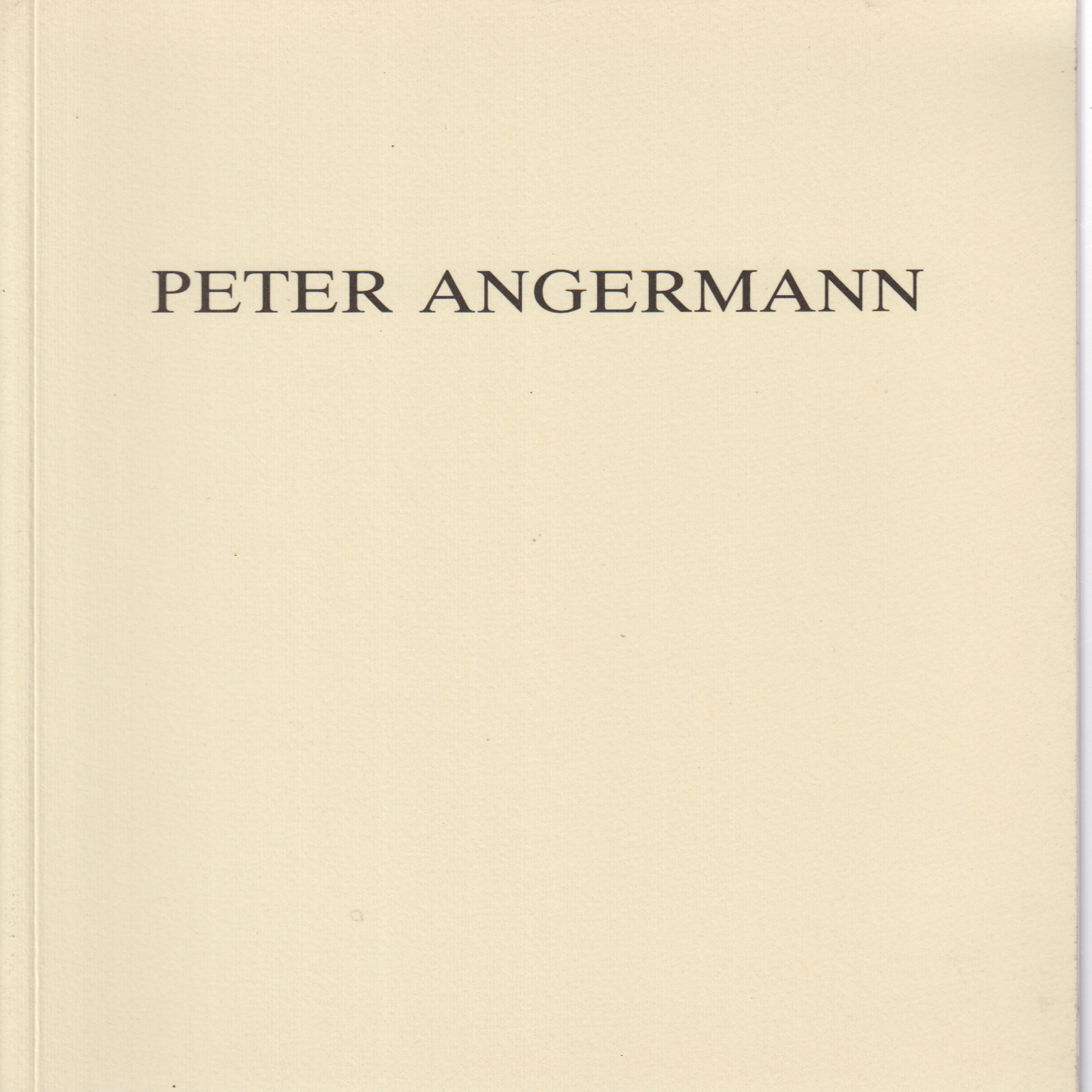 Peter Angermann, s.zu.