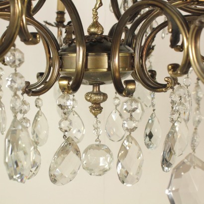 {* $ 0 $ *}, putto chandelier, all-round chandelier, round chandelier, multi-arm chandelier, 900 chandelier, twentieth century chandelier, italy chandelier, crystal chandelier