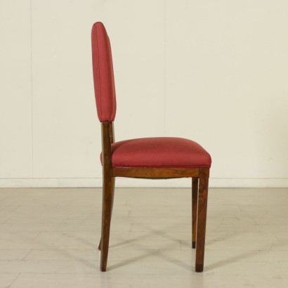 {* $ 0 $ *}, sillas con forma, sillas de nogal, sillas tapizadas, 900 sillas, sillas del siglo XX, sillas italianas
