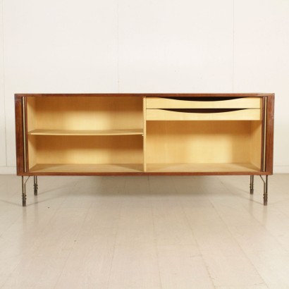 {* $ 0 $ *}, sideboard with sliding doors, veneered sideboard, bois de rose sideboard, metal sideboard, brass sideboard, modern antique sideboard, vintage sideboard, Italian sideboard