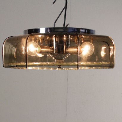 di mano in mano, lampada anni 60, lampada vintage, lampada di modernariato, anni 60, illuminazione vintage, illuminazione anni 60, plafoniera anni 60