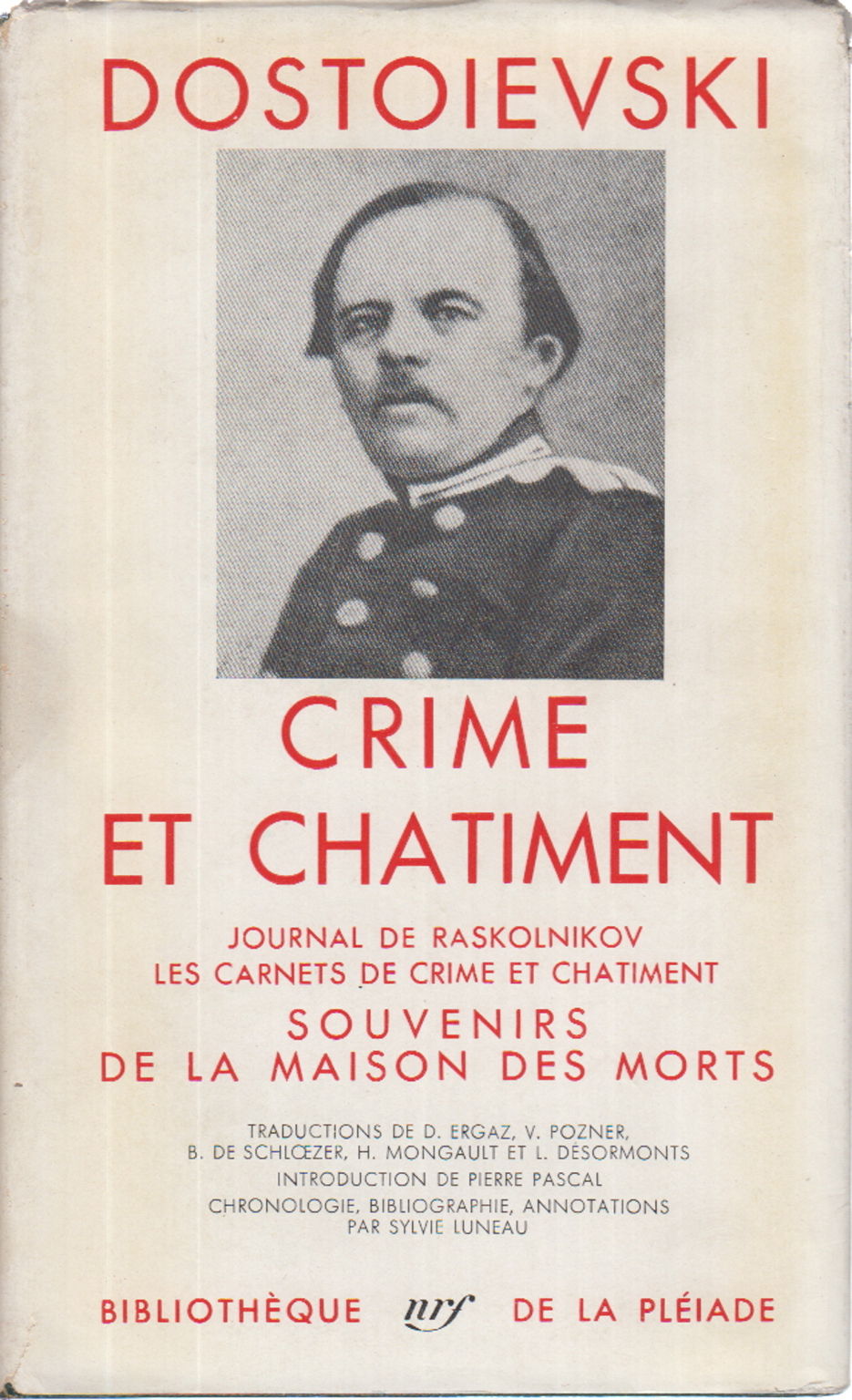 Crime et chatiment, Dostoïevski